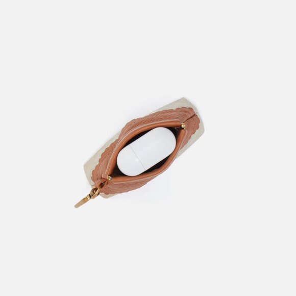 HOBO Tabby Earbud Case–Compact Leather Earbud Holder, Brand New Stocking Stuffer - Picture 3 of 7